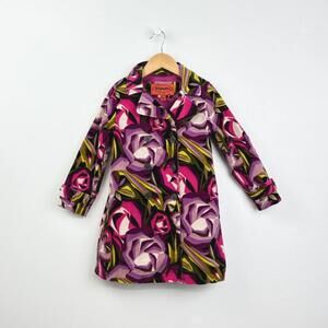 Flawless Missoni for target little girls M Velvet velour coat so cute LL11